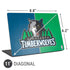 NBA Minnesota Timberwolves Canvas Universal Laptop 11in (8.8 x 6.2in) Skin