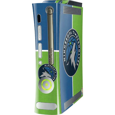 NBA Minnesota Timberwolves Canvas Xbox 360 (Includes HDD) Skin