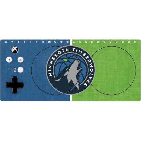 NBA Minnesota Timberwolves Canvas Xbox Adaptive Controller Skin