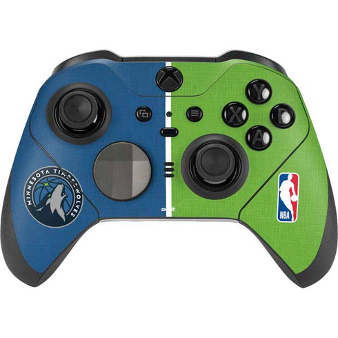 NBA Minnesota Timberwolves Canvas Xbox Elite Wireless Controller Series 2 Skin