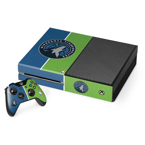 NBA Minnesota Timberwolves Canvas Xbox One Skins