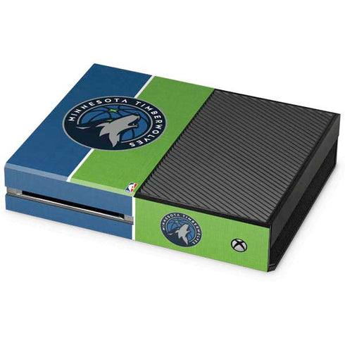 NBA Minnesota Timberwolves Canvas Xbox One Console Skin