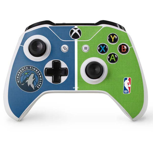 NBA Minnesota Timberwolves Canvas Xbox One Skins