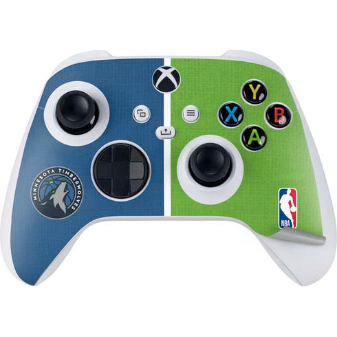NBA Minnesota Timberwolves Canvas Xbox Series S Bundle Skin