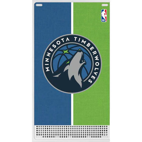 NBA Minnesota Timberwolves Canvas Xbox Series S Console Skin