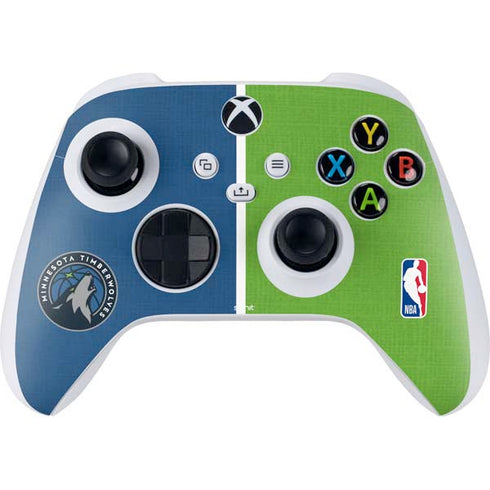 NBA Minnesota Timberwolves Canvas Xbox Series S Skins