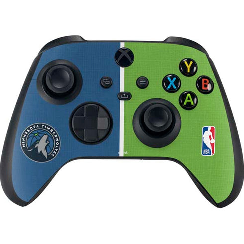 NBA Minnesota Timberwolves Canvas Xbox Series X Bundle Skin