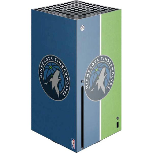 NBA Minnesota Timberwolves Canvas Xbox Series X Skins