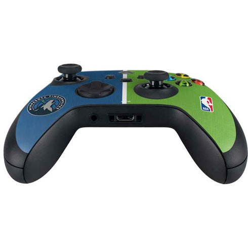 NBA Minnesota Timberwolves Canvas Xbox Series X Controller Skin