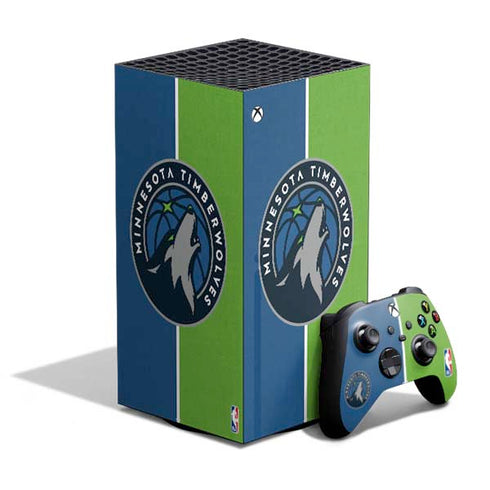 NBA Minnesota Timberwolves Canvas XBox Series X Digital Edition Bundle Skin