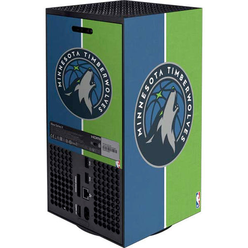 NBA Minnesota Timberwolves Canvas XBox Series X Digital Edition Bundle Skin