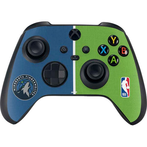 NBA Minnesota Timberwolves Canvas XBox Series X Digital Edition Bundle Skin