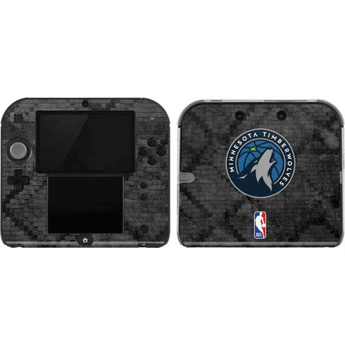 NBA Minnesota Timberwolves Dark Rust Nintendo 2DS Skin