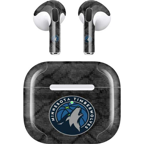 NBA Minnesota Timberwolves Dark Rust Apple AirPods (3rd Gen 2021) Skin