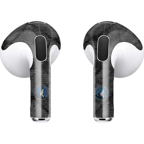 NBA Minnesota Timberwolves Dark Rust Apple AirPods (3rd Gen 2021) Skin