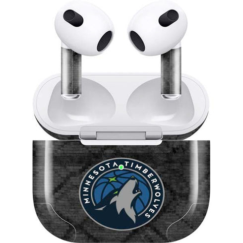 NBA Minnesota Timberwolves Dark Rust Apple AirPods (3rd Gen 2021) Skin
