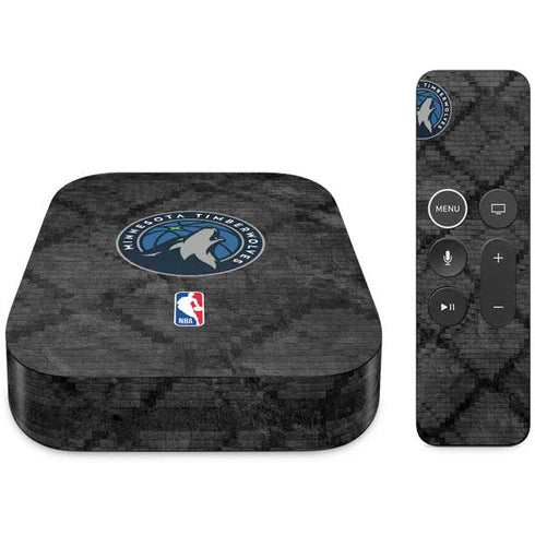 NBA Minnesota Timberwolves Dark Rust Apple TV Skin