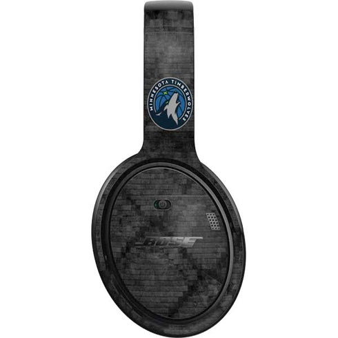 NBA Minnesota Timberwolves Dark Rust Bose QuietComfort 35 Headphones Skin