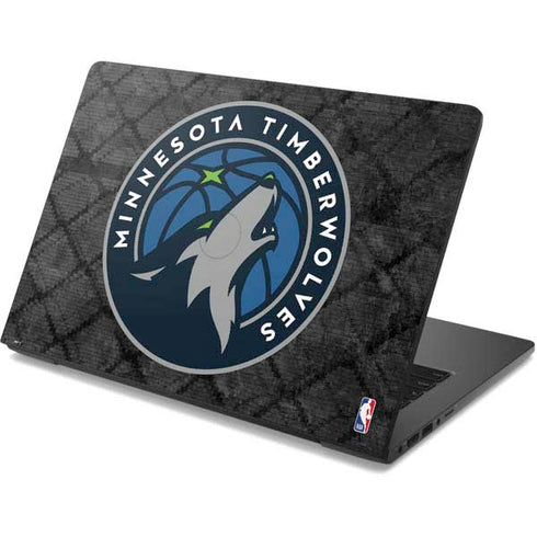 NBA Minnesota Timberwolves Dark Rust Dell Chromebook Skin