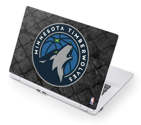 NBA Minnesota Timberwolves Dark Rust Acer Chromebook Skin