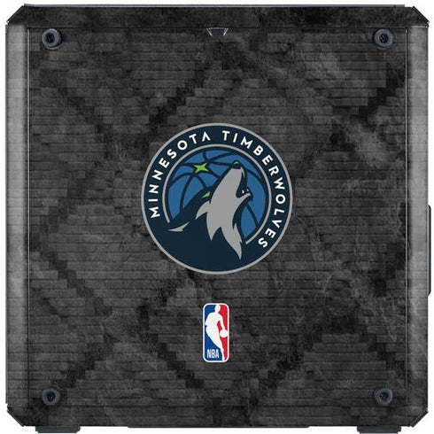 NBA Minnesota Timberwolves Dark Rust Cooler Master MasterBox Q300L Mini Tower Skin