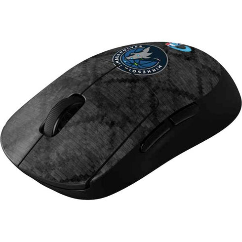 NBA Minnesota Timberwolves Dark Rust G Pro Wireless Gaming Mouse Skin
