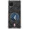 NBA Minnesota Timberwolves Dark Rust Galaxy A12 Clear Case