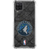 NBA Minnesota Timberwolves Dark Rust Galaxy A12 Clear Case