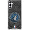 NBA Minnesota Timberwolves Dark Rust Galaxy A14 5G Clear Case
