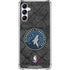 NBA Minnesota Timberwolves Dark Rust Galaxy A15 5G Clear Case