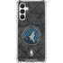 NBA Minnesota Timberwolves Dark Rust Galaxy A16 5G Clear Case