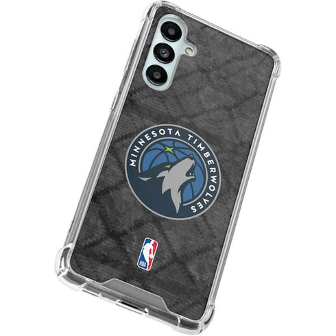 NBA Minnesota Timberwolves Dark Rust Galaxy A16 5G Clear Case
