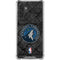 NBA Minnesota Timberwolves Dark Rust Galaxy A17 Clear Case