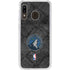 NBA Minnesota Timberwolves Dark Rust Galaxy A20 Clear Case