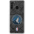 NBA Minnesota Timberwolves Dark Rust Galaxy A21 Clear Case