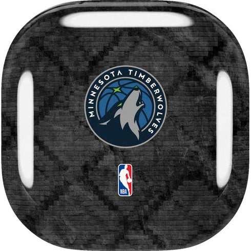 NBA Minnesota Timberwolves Dark Rust Galaxy Buds Live Skin
