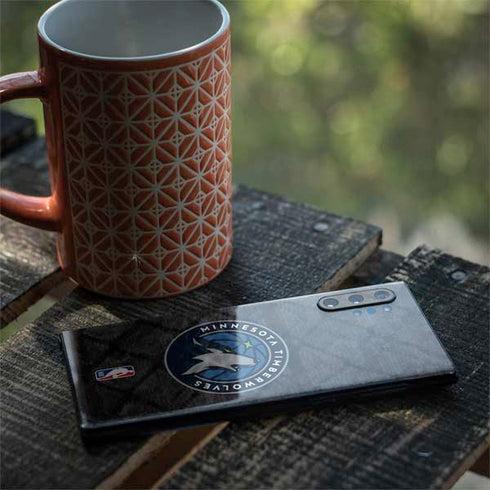 NBA Minnesota Timberwolves Dark Rust Galaxy Note 10 Plus Skin