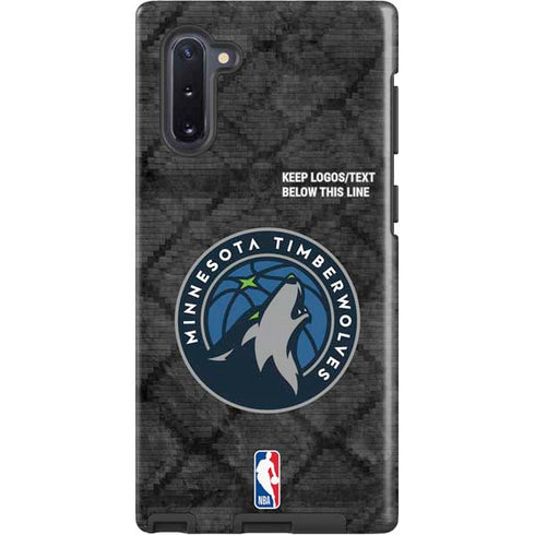 NBA Minnesota Timberwolves Dark Rust Galaxy Cases