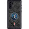 NBA Minnesota Timberwolves Dark Rust Galaxy Note 10 Waterproof Case