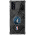 NBA Minnesota Timberwolves Dark Rust Galaxy Note20 5G Clear Case