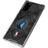 NBA Minnesota Timberwolves Dark Rust Galaxy Note20 5G Clear Case