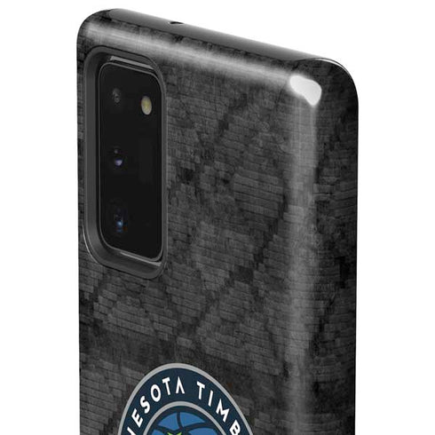NBA Minnesota Timberwolves Dark Rust Galaxy Note20 5G Pro Case
