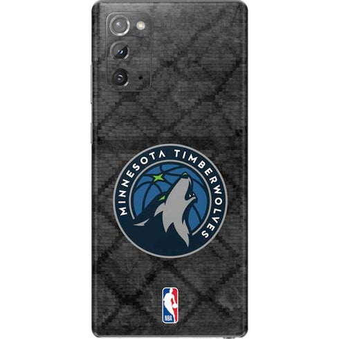 NBA Minnesota Timberwolves Dark Rust Galaxy Note20 5G Skin