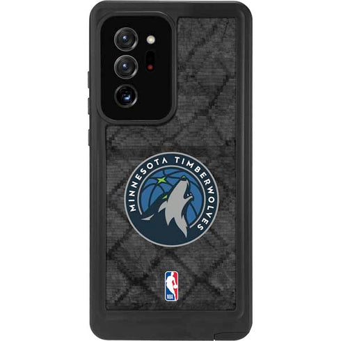NBA Minnesota Timberwolves Dark Rust Galaxy Note20 Ultra 5G Waterproof Case