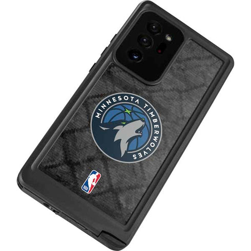 NBA Minnesota Timberwolves Dark Rust Galaxy Note20 Ultra 5G Waterproof Case