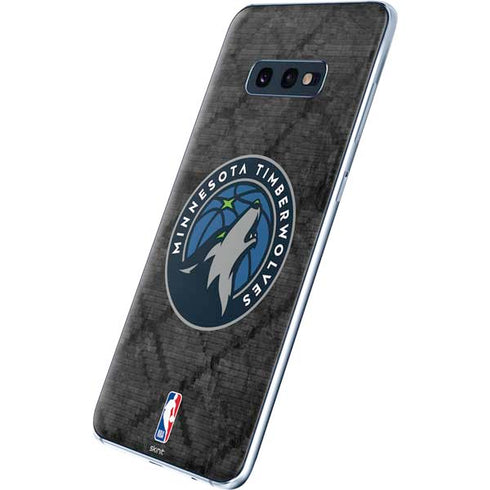 NBA Minnesota Timberwolves Dark Rust Galaxy S10e Skin