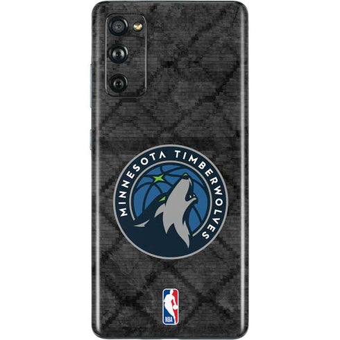 NBA Minnesota Timberwolves Dark Rust Galaxy S20 Fan Edition Skin