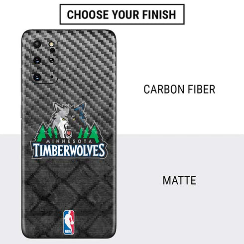 NBA Minnesota Timberwolves Dark Rust Galaxy S20 Plus Skin