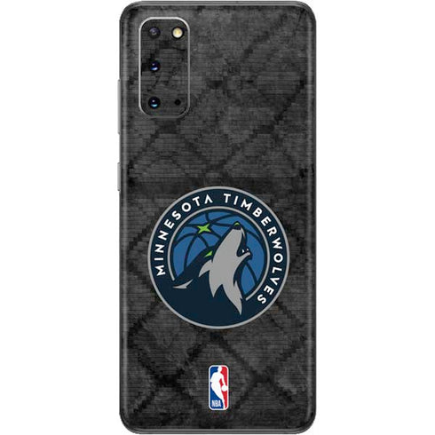 NBA Minnesota Timberwolves Dark Rust Galaxy S20 Skin
