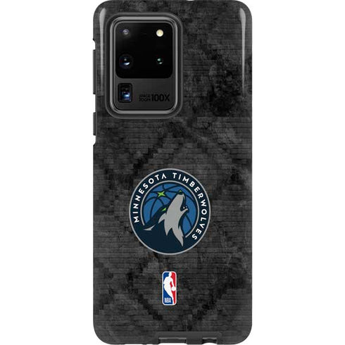 NBA Minnesota Timberwolves Dark Rust Galaxy S20 Ultra 5G Pro Case